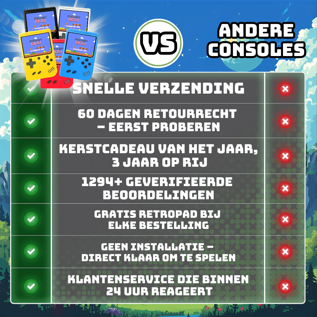 Comparision pocketboy